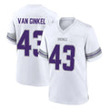 M.Vikings #43 Andrew Van Ginkel Player White Alternate Home Game Odoa Stitched Jerseys