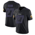 M.Vikings #27 Jordan Mason Player Black Impact LImited Home Game Odoa Stitched Jerseys