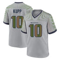 S.Seahawks #10 Cooper Kupp Player Grey 2025 Rivalries Collection Home Game Odoa Stitched Jerseys