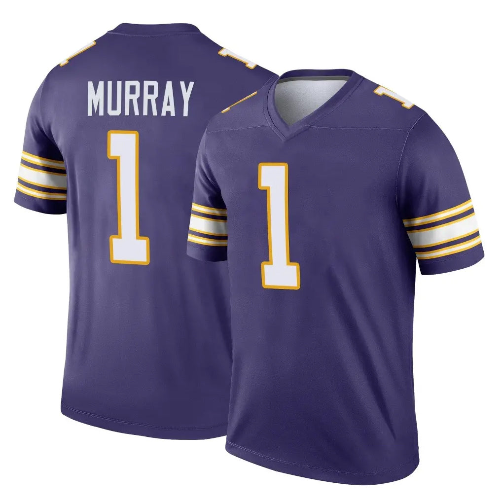 M.Vikings #1 Kyler Murray Player Purple Limited Classic Home Game Odoa Stitched Jerseys