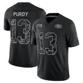 Odoa SF.49ers #13 Brock Purdy Player Black Limited 2026 Salute to Service Home Game Stitched Jerseys