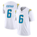 LA.Chargers #6 Denzel Perryman Player White Limited Vapor Untouchable Home Game Odoa Stitched Jerseys