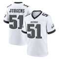 P.Eagles #51 Cam Jurgens Player White Game Home Odoa Stitched Jerseys