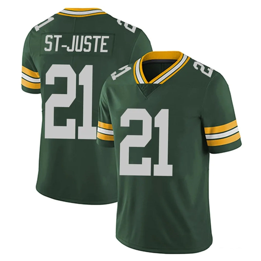 GB.Packers #21 Benjamin St-Juste Player Green Vapor Untouchable Limited Home Game Odoa Stitched Jerseys