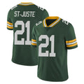 GB.Packers #21 Benjamin St-Juste Player Green Vapor Untouchable Limited Home Game Odoa Stitched Jerseys