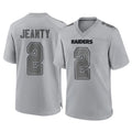 LV.Raiders #2 Ashton Jeanty Player Gray Atmosphere Fashion Limited Game Odoa Stitched Jerseys