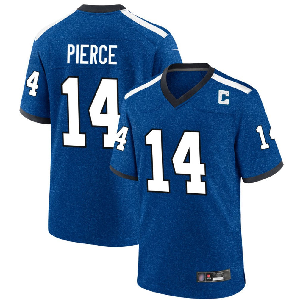 IN.Colts #14 Alec Pierce Player Royal Alternate Indiana Nights Home Game Odoa Stitched Jerseys
