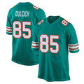 M.Dolphins #85 Greg Dulcich Player Aqua Alternate Home Game Odoa Stitched Jerseys