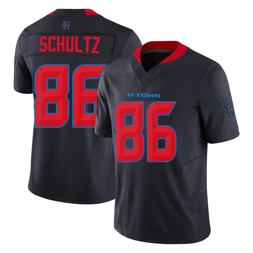 H.Texans #86 Dalton Schultz Player Navy Limited 2nd Alternate Vapor F.U.S.E. Home Game Odoa Stitched Jerseys