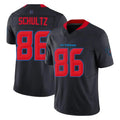 H.Texans #86 Dalton Schultz Player Navy Limited 2nd Alternate Vapor F.U.S.E. Home Game Odoa Stitched Jerseys