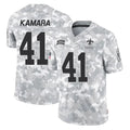 NO.Saints #41 Alvin Kamara Player Arctic Camo Salute To Service Limited Game Odoa Stitched Jerseys