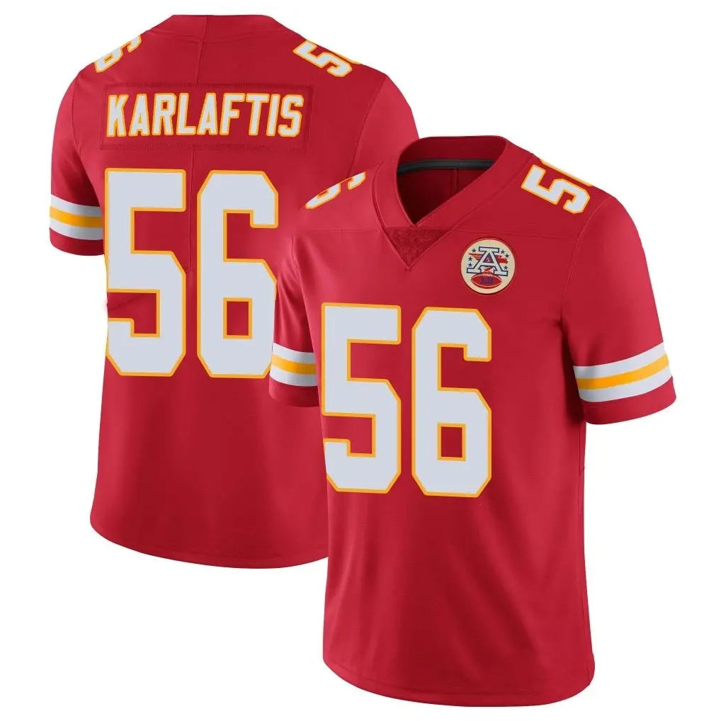 KC.Chiefs #56 George Karlaftis Player Red Limited Vapor Untouchable Home Game Odoa Stitched Jerseys