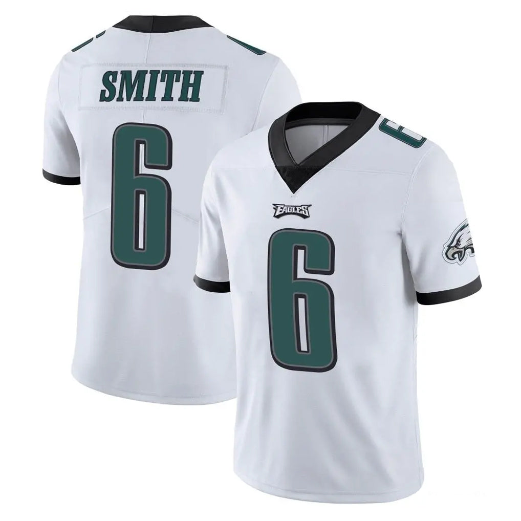 P.Eagles #6 DeVonta Smith Player White Limited Vapor Untouchable Home Game Odoa Stitched Jerseys