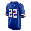 B.Bills #22 Ray Davis Player Royal Home Game Odoa Stitched Jerseys