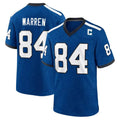 IN.Colts #84 Tyler Warren Player Royal Alternate Indiana Nights Home Game Odoa Stitched Jerseys