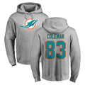M.Dolphins #83 Kevin Coleman Jr. Player Gray LOGO Pullover Hoodies Limited Odoa Stitched Jerseys