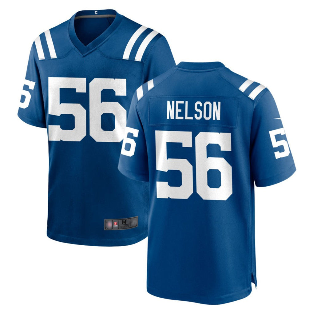 IN.Colts #56 Quenton Nelson Player Royal Home Game Odoa Stitched Jerseys