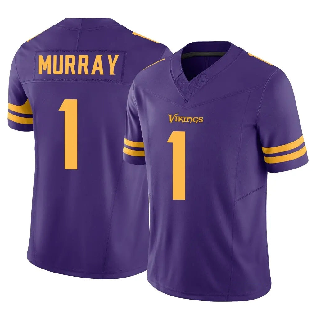M.Vikings #1 Kyler Murray Player Purple Limited Alternate Vapor F.U.S.E. Home Game Odoa Stitched Jerseys