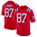 NE.Patriots #87 Romeo Doubs Player Red Home Game Odoa Stitched Jerseys