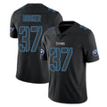 T.Titans #37 Amani Hooker Player Black Impact Limited Home Game Odoa Stitched Jerseys