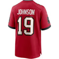 Odoa TB.Buccaneers #19 Keyshawn Johnson Red Game Retired Player Jersey