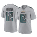 J.Jaguars #12 Travis Hunter Player Gray Atmosphere Fashion Home Game Odoa Stitched Jerseys