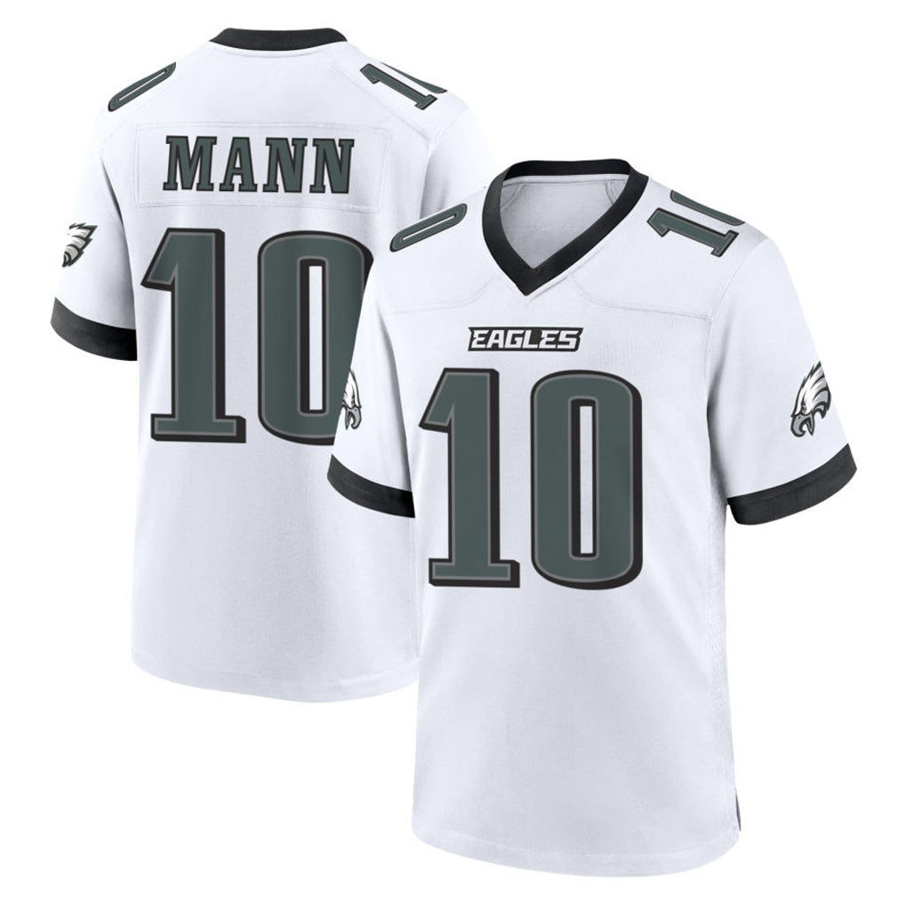 P.Eagles #10 Braden Mann Player White Game Home Odoa Stitched Jerseys