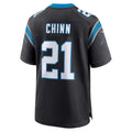 Odoa C.Panthers #21 Jeremy Chinn Black Player Game Jersey