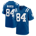 IN.Colts #84 Tyler Warren Player Royal Home Game Odoa Stitched Jerseys