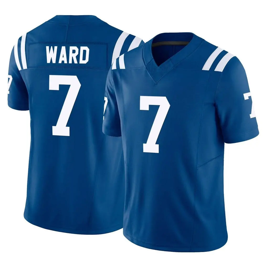 IN.Colts #7 Charvarius Ward Sr. Player Royal Limited Vapor F.U.S.E. Home Game Odoa Stitched Jerseys