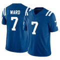 IN.Colts #7 Charvarius Ward Sr. Player Royal Limited Vapor F.U.S.E. Home Game Odoa Stitched Jerseys