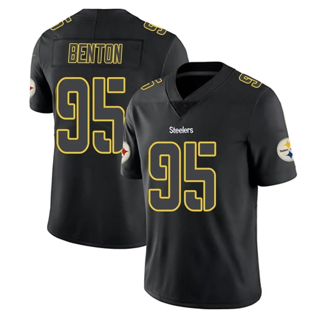 P.Steelers #95 Keeanu Benton Player Black Impact Limited Home Game Odoa Stitched Jerseys