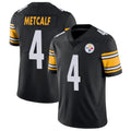 P.Steelers #4 DK Metcalf Player Black Limited Vapor Untouchable Home Game Odoa Stitched Jerseys