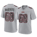 SF.49ers #68 Colton McKivitz Player Gray Atmosphere Fashion Home Game Odoa Stitched Jerseys