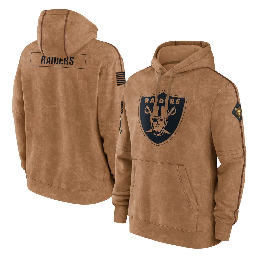 LV.Raiders ## Raiders Blank Player Brown Salute to Service Hoodies Limited Game Odoa Stitched Jerseys