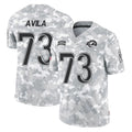 LA.Rams #73 Steve Avila Player Arctic Camo Salute To Service Limited Game Odoa Stitched Jerseys