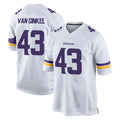 M.Vikings #43 Andrew Van Ginkel Player White Home Game Odoa Stitched Jerseys
