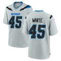 D.Lions #45 Devin White Player Silver 2026 Rivalries Collection Home Game Odoa Stitched Jerseys