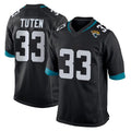 J.Jaguars #33 Bhayshul Tuten Player Black Home Game Odoa Stitched Jerseys