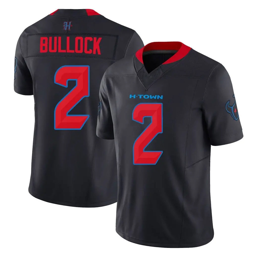 H.Texans #2 Calen Bullock Player Navy Limited 2nd Alternate Vapor F.U.S.E. Home Game Odoa Stitched Jerseys