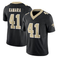 NO.Saints #41 Alvin Kamara Player Black Limited Vapor F.U.S.E. Home Game Odoa Stitched Jerseys