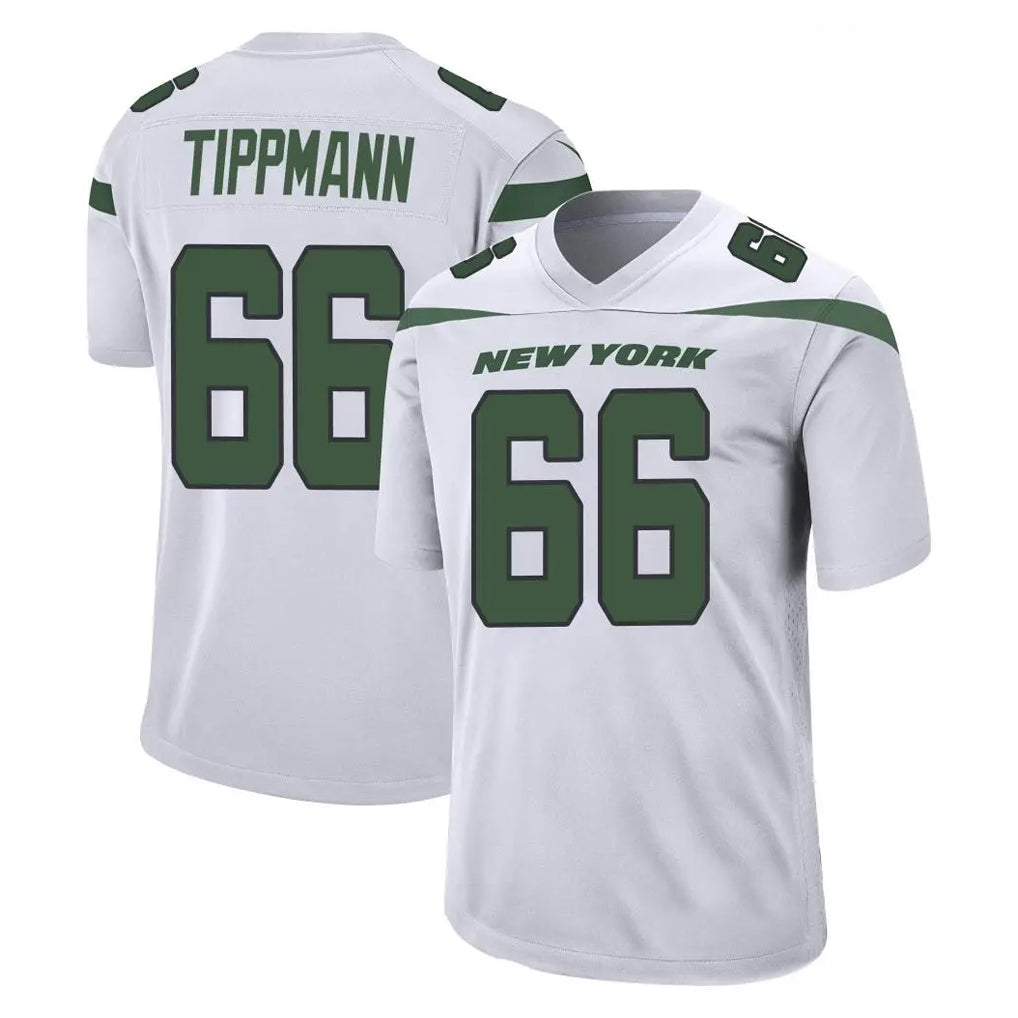 NY.Jets #66 Joe Tippmann Player White Spotlight Home Game Odoa Stitched Jerseys