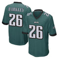 P.Eagles #26 Saquon Barkley Player Team Color Green Home Game Odoa Stitched Jerseys