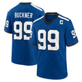 IN.Colts #99 DeForest Buckner Player Royal Alternate Indiana Nights Home Game Odoa Stitched Jerseys