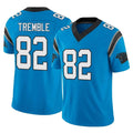 C.Panthers #82 Tommy Tremble Player Blue Vapor F.U.S.E. Limited Home Game Odoa Stitched Jerseys