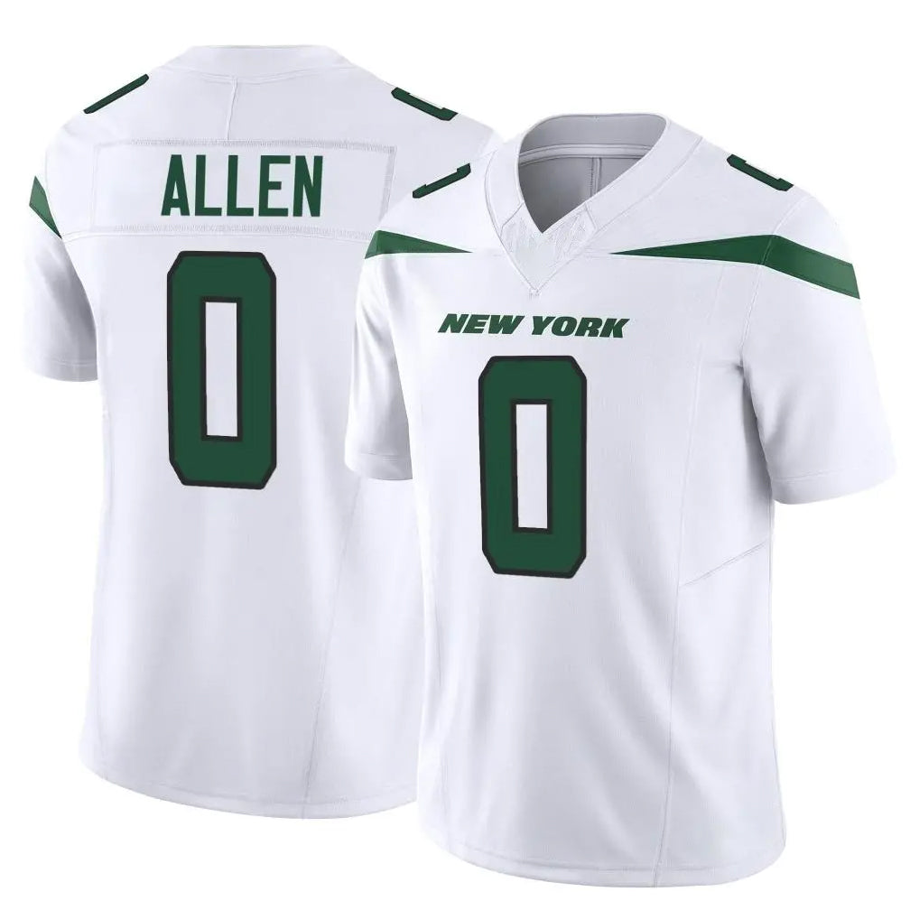 NY.Jets #0 Braelon Allen Player White Limited Vapor F.U.S.E. Home Game Odoa Stitched Jerseys