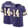 M.Vikings #14 Jauan Jennings Player Purple Classic Home Game Odoa Stitched Jerseys