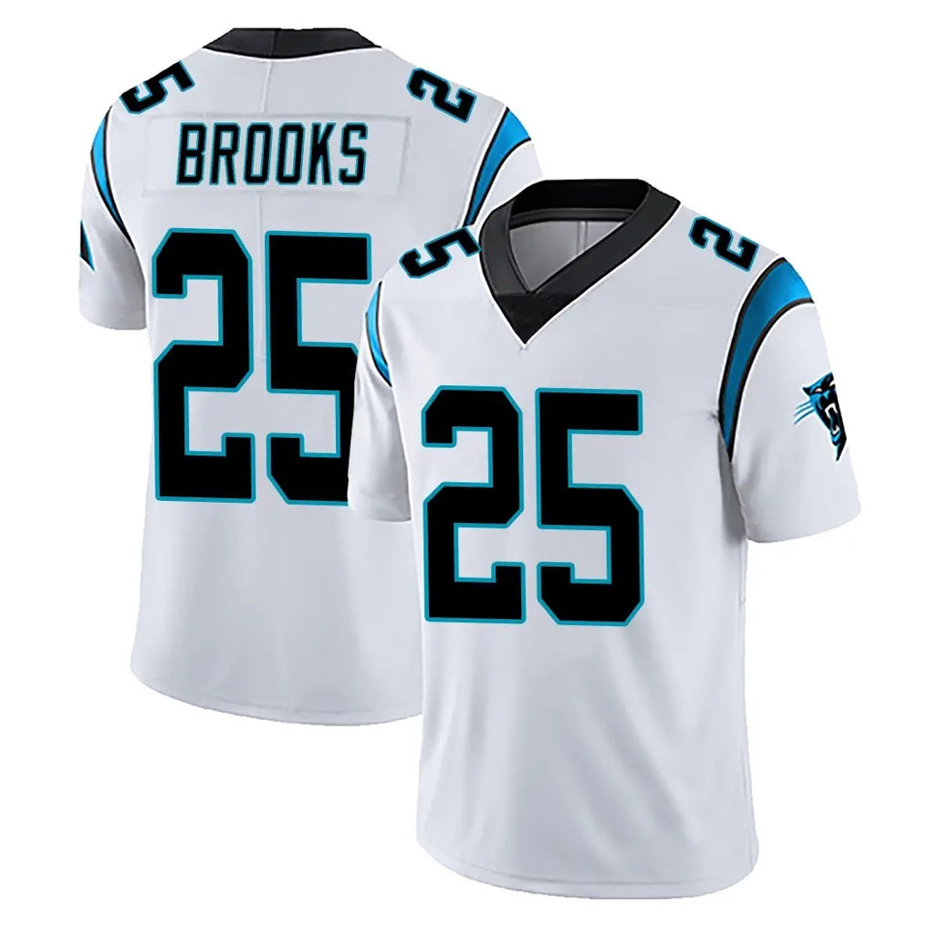 C.Panthers #25 Jonathon Brooks Player White Vapor Untouchable Limited Game Odoa Stitched Jerseys