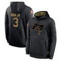 TB.Buccaneers #3 Rueben Bain Jr. Player Black Salute to Service Sideline Performance Pullover Hoodies Home Game Odoa Stitched Jerseys