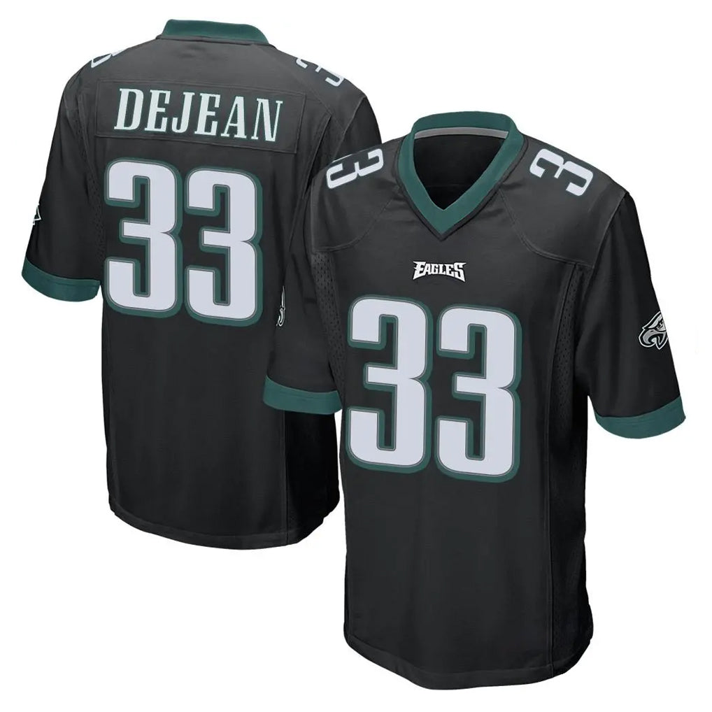 P.Eagles #33 Cooper DeJean Player Black Home Game Odoa Stitched Jerseys